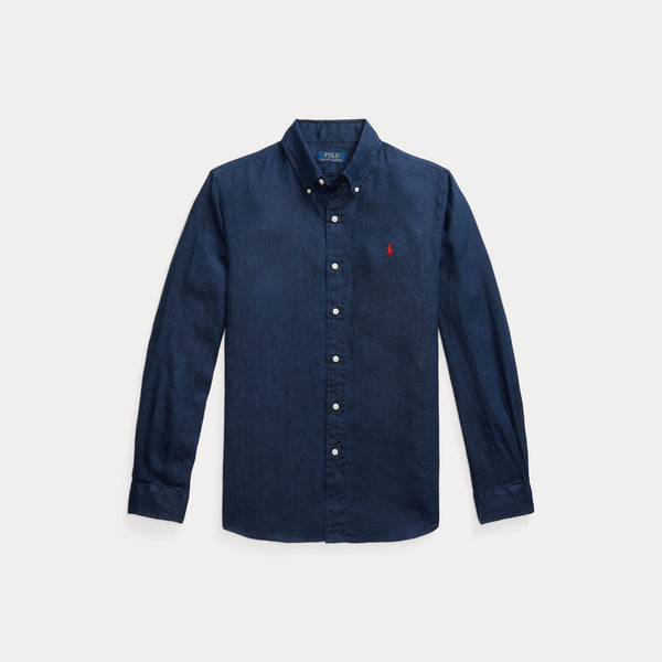 CUSTOM FIT LINEN SHIRT 