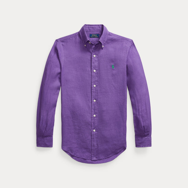 CUSTOM FIT LINEN SHIRT 