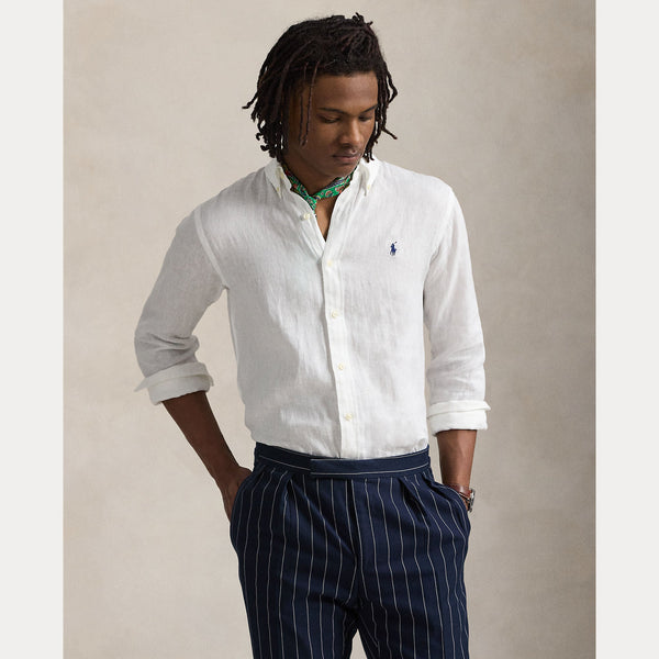 CUSTOM FIT LINEN SHIRT 