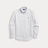 CUSTOM FIT STRIPED STRETCH OXFORD SHIRT 