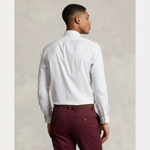 CUSTOM FIT STRIPED STRETCH OXFORD SHIRT 