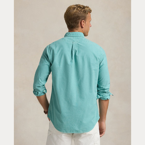 CUSTOM FIT GARMENT-DYED OXFORD SHIRT 