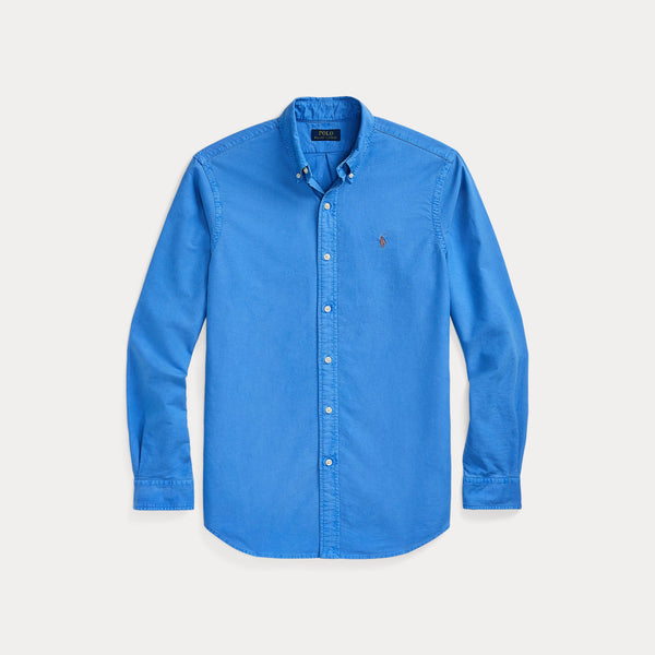 CUSTOM FIT GARMENT-DYED OXFORD SHIRT 