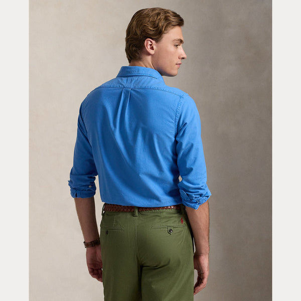 CUSTOM FIT GARMENT-DYED OXFORD SHIRT 