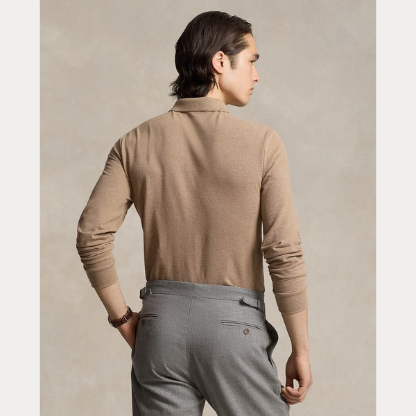 CUSTOM SLIM FIT MESH POLO SHIRT 