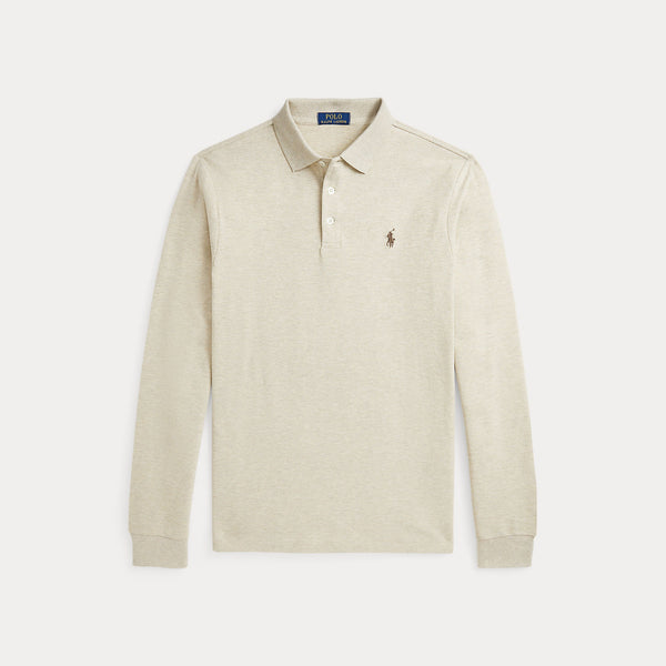 CUSTOM SLIM FIT STRETCH MESH POLO SHIRT 