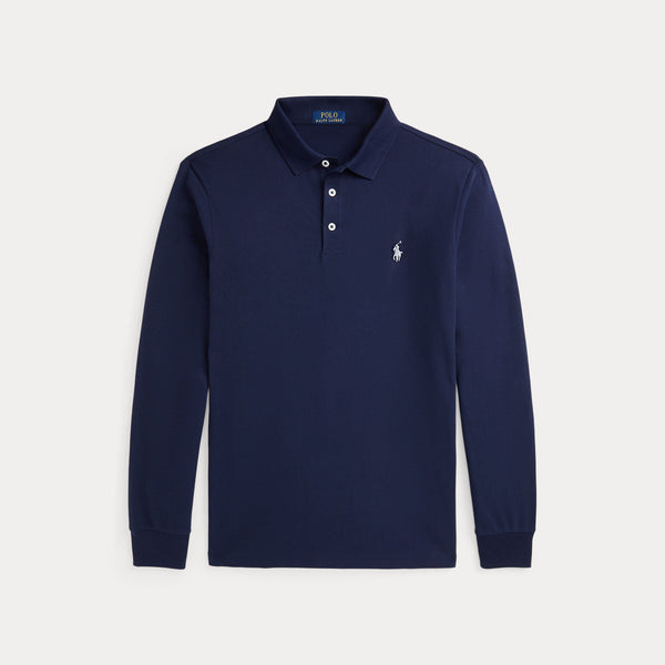 CUSTOM SLIM FIT STRETCH MESH POLO SHIRT 