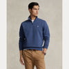 DOUBLE-KNIT QUARTER-ZIP PULLOVER 