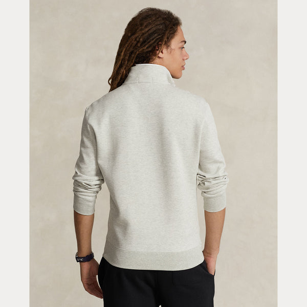 DOUBLE-KNIT QUARTER-ZIP PULLOVER 