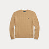 CABLE-KNIT WOOL-CASHMERE SWEATER 