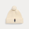 POLO BEAR RIB POM-POM BEANIE HAT 